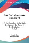 Essai Sur La Litterature Anglaise V1