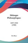 Melanges Philosophiques