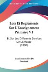 Lois Et Reglements Sur L'Enseignement Primaire V1