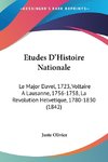 Etudes D'Histoire Nationale