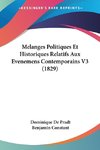 Melanges Politiques Et Historiques Relatifs Aux Evenemens Contemporains V3 (1829)