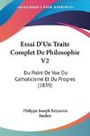 Essai D'Un Traite Complet De Philosophie V2