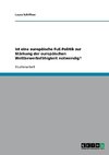 Ist eine europäische FuE-Politik zur Stärkung der europäischen Wettbewerbsfähigkeit notwendig?