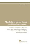 Molekularer Magnetismus von Bispidinkomplexen