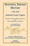 Hopewell Friends History, 1734-1934, Frederick County, Virginia