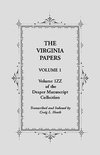 The Virginia Papers, Volume 1, Volume 1zz of the Draper Manuscript Collection