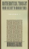 Kline, M: Mathematical Thought from Ancient to Modern Times: