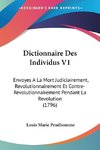 Dictionnaire Des Individus V1