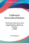 California's Horticultural Statutes