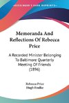 Memoranda And Reflections Of Rebecca Price