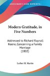 Modern Gratitude, in Five Numbers