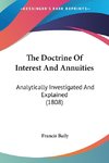 The Doctrine Of Interest And Annuities