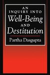 An Inquiry Into Well-Being and Destitution