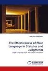 The Effectiveness of Plain Language in Statutes and Judgments