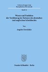 Wesen und Funktion der Verjährung im Rahmen des deutschen und englischen Schuldrechts.