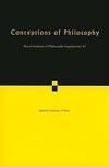 Conceptions of Philosophy