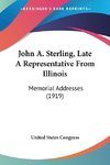 John A. Sterling, Late A Representative From Illinois