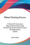 Platen Printing Presses