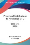 Princeton Contributions To Psychology V1-2