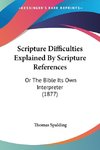 Scripture Difficulties Explained By Scripture References