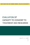 Kim, S: Evaluation of Capacity to Consent to Treatment and R