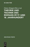 Theorie und Technik des Romans im 17. und 18. Jahrhundert