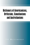 Dictionary of Americanisms, Briticisms, Canadianisms and Australianisms