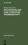 Psychoanalyse und Literaturwissenschaft