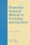 Elementary Statistical Methods in Psychology and Education, Second Edition