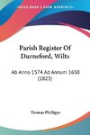 Parish Register Of Durneford, Wilts