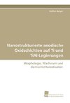 Nanostrukturierte anodische Oxidschichten auf Ti und TiAl-Legierungen