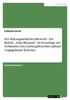 Der Zeitungsartikelwettbewerb - Die Ballade 