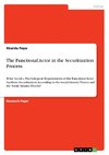 The Functional Actor in the Securitization Process