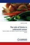 The role of folate in colorectal cancer