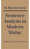 Sentence Analysis in Modern Malay