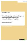 Wirtschaftsspionage in Verhandlungen aus informationsökonomischer und wirtschaftsethischer Perspektive