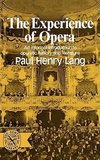 Lang, P: Experience of Opera