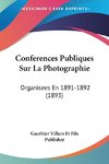 Conferences Publiques Sur La Photographie