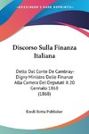 Discorso Sulla Finanza Italiana