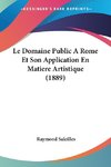 Le Domaine Public A Rome Et Son Application En Matiere Artistique (1889)