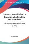 Memoria Jeneral Sobre La Espedicion Esploradora Del Rio Palena