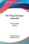 Per Il Sig. Giuseppe Antonelli