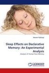 Sleep Effects on Declarative Memory: An Experimental Analysis