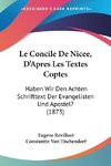 Le Concile De Nicee, D'Apres Les Textes Coptes