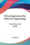 De La Suppression Des Delits De Vagabondage