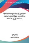 L'Idee Messianique Chez Les Prophetes; Essai Sur Les Rapports De L'Englise Morave; Explication Des Maximes Des Saints Sur La Vie Interieure (1868)