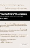 'Counterfeiting' Shakespeare