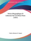 Notice Biographique Et Litteraire Sur Les Deux Poree (1854)