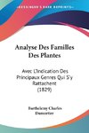 Analyse Des Familles Des Plantes