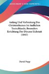 Anfang Und Verbreitung Des Christenthumes Im Sudlichen Teutschlande, Besonders Errichtung Der Diocese Eichstatt (1845)